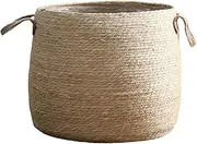 Fonowx Woven Plant Basket Planter Basket Plant Pot Decorative Storage Basket for Office Indoor Outdoor Bedroom Garage Living Room, L