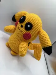 Pokémon Pikachu 8” - 100% Handmade Crochet Soft Amigurumi Plush
