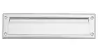Baldwin 0014260 Letter Box Plate, Bright Chrome