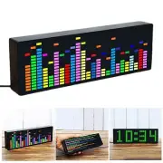 LED Light Music Spectrum Indicator Clock VFD Audio Level Display Amplifier Board