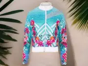 LUCKY IN LOVE x K-SWISS TENNIS MED Women's Jacket Force Of Nature Athleisure