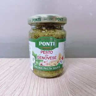 【柚子烘焙材料】義大利 Ponti 奶油培根起司醬 熱那亞風味青醬 巴西里蕃茄紅醬 義大利麵調味醬 白醬 起司醬青醬紅醬