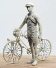 Cix Models 1/35 Bianchi Modello M Racing Bicycle w/Cyclist Early 1900s CIXM032