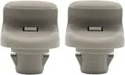 APDNDMZTFK 2Pcs Car Sunvisor Sun Visor Clips Hook Holder Bracket Cover J10 Dualis Removal Retainer Gray 96409BC402 for Nissan for Qashqai J10 Automotive Fasteners and Clips