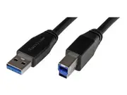 StarTech.com 5m 15 ft Active USB 3.0 USB-A to USB-B Cable - M/M - USB A to B Cable - USB 3.1 Gen 1 (5 Gbps) (USB3SAB5M)