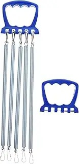 FOYTOKI Tensioner Chest Muscle Builder Arm Exercise Tools Muscle Expander Household Exercise Band Gym Accessory Grip Strength Trainer Fitness Machine Rope Spring Steel Blue