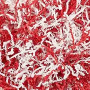 SOFPLATE 1/2 Pound Christmas Paper Shredded Paper Shredder Fountain Pen Bulk Pack Red White Shredded Paper Basket Filling for Holidays Gift Wrapping Birth
