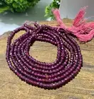 Garnet Faceted Gemstone Beads, Good Quality Loose Gemstone Beads 3mm.