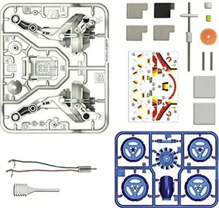 日本【燃料電池動力越野車】ELEKIT JS-7906 DIY模型套件 添加鹽水作為動力 自行組裝【小福部屋】