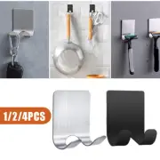 1/2/4x Bathroom Razor Holders Shelf Storage Hook Wall Mounted Kitchen Organizer
