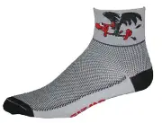 GIZMO Buzzard Running Cycling Performance Socks - Gray