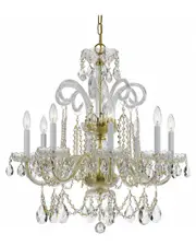 Crystorama 8-Light Traditional Crystal Chandelier Swarovski Spectra Crystal