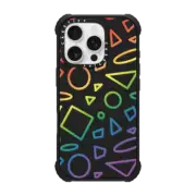 iPhone 16 Pro Ultra Impact Case MagSafe Compatible Rainbow Love by cpikoart