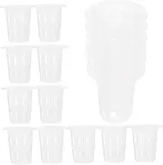BESPORTBLE 60Pcs Hydroponic Net Pots for Gardening Durable Plastic Planting Baskets Corrosion Resistant for Seedlings Indoor Cultivation and Home Gardening