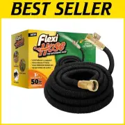 Lightweight 50ft Retractable Garden Hose with Heavy Duty 3/4 inch Brass Fittings