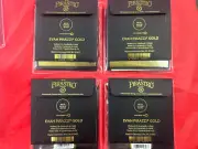 4 X 100% Authentic Evah Pirazzi Evah Gold Violin Strings Set 4/4 Gold G EBall