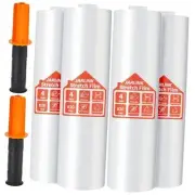 Stretch Film,15 Inch x 820 Feet Shrink Wrap for Pallet Wrap, 4 Pack 80 Gauge