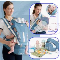 在飛比找蝦皮購物優惠-原廠授權 AIEBAO 護頸新款 適用初生嬰兒背巾 雙肩背帶