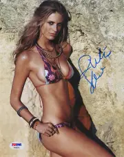 JULE HENDERSON STUNNING SUPER-MODEL SIGNED BIKINI PHOTO PSA