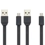 2x Moki Micro USB SynCharge Cable Data Sync Charging Cord for Samsung/Android BL