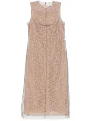 [Fendi] Fendi-Abito Mini In Pizzo Floreale-Donna 42 IT