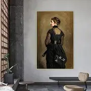 5D Diamond Painting Kits for Adults and Kids John Everett Millais《Kate Perugini,Daughter of Charles Dickens》 DIY Full Drill Diamond Painting
