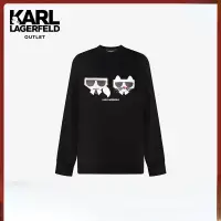 在飛比找蝦皮購物優惠-Karl LAGERFELD KOCKTAIL 雙層卡通印花