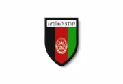 PATCH PATCHES EMBLEM IRON ON GLUE PRINT FLAG world crest afghanistan