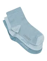 [Jockey] Comfort Classics Anklet Socks 3 Pack in Multi