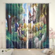 Devious Beast Light 3D Curtain Blockout Photo Printing Curtains Drape Fabric