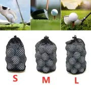 Lightweight Mesh Net Bag for Convenient Golf and Tennis Balls Transport