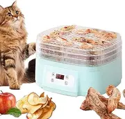 Pet Food Jerky Dryer for Home - 6 Trays Food Fruit Dehydrator Machine with Adjustable Temperature & Timer, Food Freeze Dryer Machine for Snacks Beef Fruits Meat Vegetables