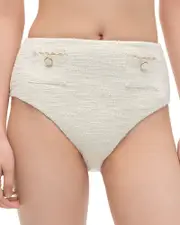 Simkhai Diana High Waisted Tweed Bikini Bottom