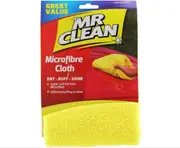 Mr Clean Great Value Microfibre Cloth Dry, Buff, Shine