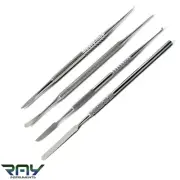 4Pcs Lab Wax Carvers Zahle Beale Lecron Cement Spatula Mixing Dental Instruments