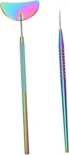 FOYTOKI 1 Set Eyelash Rod Mirror Kit Grafting Eyelash Extension Tools Durable and Easy to Operate for Professionals and Beauty Enthusiasts