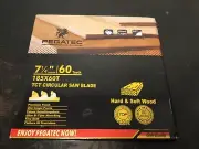 New Pegatec TCT Circular Saw Blade - 7 1/4in 60 Teeth 185X60T Brand New Nice