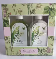 Crabtree And Evelyn Lily Lotion Shower Gel Gift Set