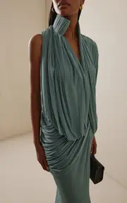 [Maticevski] Exclusive Superb Draped Chiffon Top