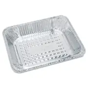 Aluminum Oblong Container, 1-lb Capacity, 4.56 x 5.56 x 1.63, Silver, 1,000/Cart