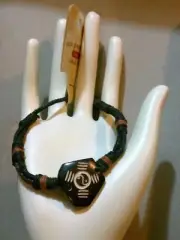 NEXT GENERATION AUTHENTIC BONE YING YANG HEMP Bracelet