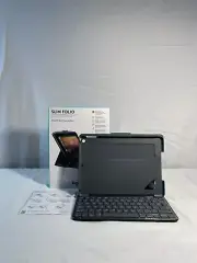 Logitech Slim Folio Black Keyboard Case With Integrated Bluetooth Keyboard