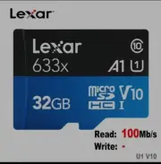 Lexar Miro SD 32GB Memory Card High Performance Class 10 SD Card