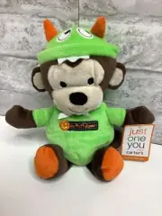 Carter's Just One You My First Halloween Monkey Baby Rattle Plush Toy With Tags