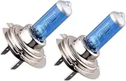 TDBK 2pcs H7 100W 12V 55W Super Bright White Fog Lights Halogen Bulb High Power Car Headlights Lamp Car Light Source Parking (Emitting Color : 100W, Socket Type : H7)