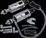 Prog 422 Rear Shock Chrome Adj Heavy Duty RAP HD Softail Springer Classic 05-07