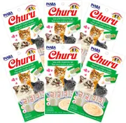 INABA Cat Puree Tuna With Chicken 56G x 6 Packs Cat Treats