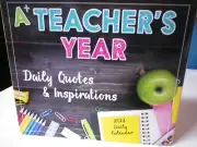 A+ Teachers year Daily Quotes &Inspirations 2022 Daily Calendar sealed