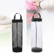 Hanging Holder Tash Mesh Storage Organizer Garbage Bags Plastic Bag Dispenser ZO