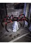 Halloween Animated Red Black Jumping Spider 21 inches (sh)